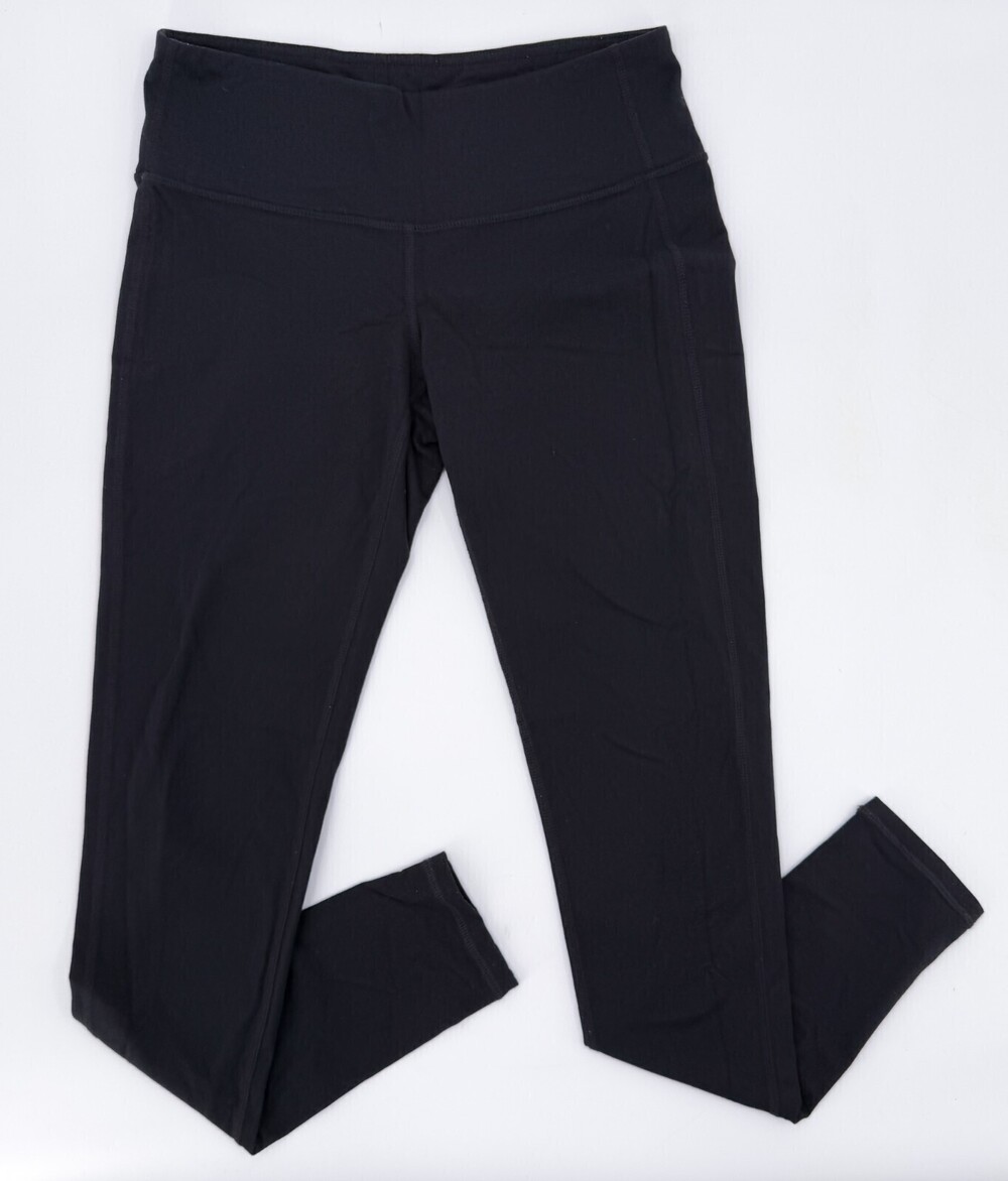 Athleta Pants Leggings Womens Small Black Knit Active Workout Running